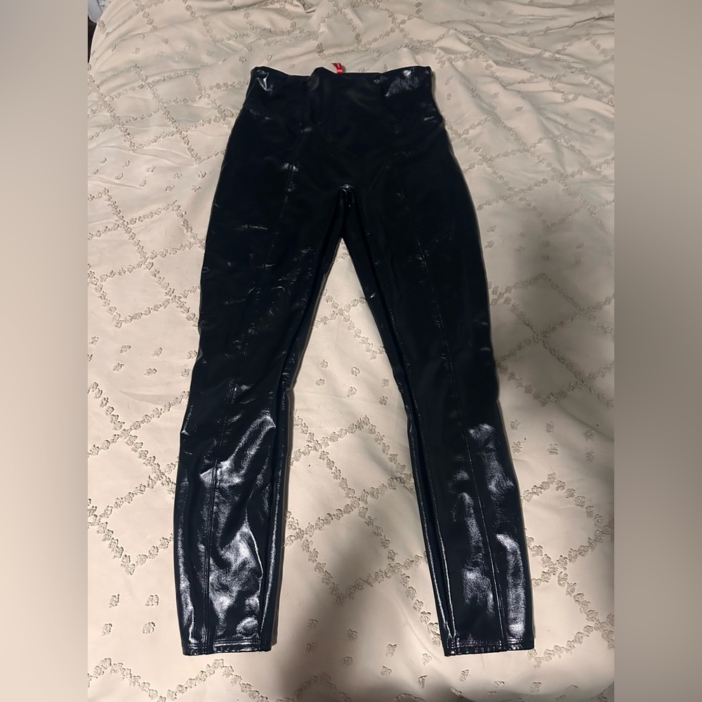 Spanx faux leather leggings